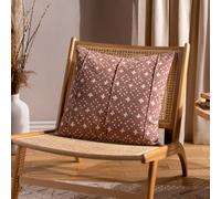 furn. Yard Helm Cushion Cover Only - Textured Washed Cotton (Pecan - 50x50cm)