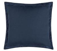 Yard Holmfirth Polyester Filled Cushion - Water Resistant Cotton Oxford Border Outdoor Decorative Pillow (Navy - 45x45cm)