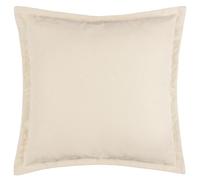 Yard Holmfirth Polyester Filled Cushion - Water Resistant Cotton Oxford Border Outdoor Decorative Pillow (Natural - 45x45cm)