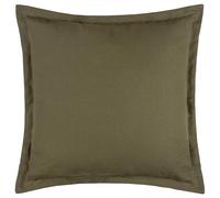 Yard Holmfirth Polyester Filled Cushion - Water Resistant Cotton Oxford Border Outdoor Decorative Pillow (Lichen - 45x45cm)