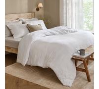 Furn Duvet Cover Set Yard Lark Muslin Cotton White Super King