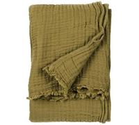Yard Lark Khaki Muslin Cotton Oversized Throw