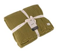 Yard Lark Large Crinkle Cotton Fringed Throw