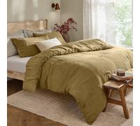Yard Lark Muslin 100% Cotton Duvet Cover Set, Olive, Single