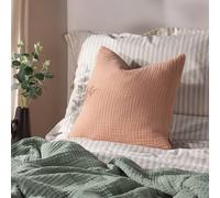Yard Lark Muslin 100% Cotton Plain Cushion in Dusty Pink | Size: 45 cm x 45 cm Yard Dusty Pink 45 cm x 45 cm