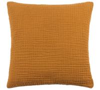 Yard Lark Muslin Crinkle Cotton Feather Rich Filled Cushion