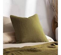 Yard Lark Muslin Crinkle Cotton Feather Rich Filled Cushion