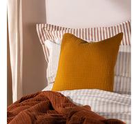 Yard Lark Muslin Crinkle Cotton Feather Rich Filled Cushion
