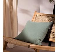 Yard Lark Muslin Crinkle Cotton Feather Rich Filled Cushion