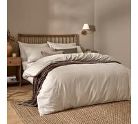 Yard Linear Stripe Duvet Cover Set (Natural, King)