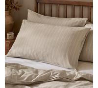 Yard Linear Stripe Pillowcase Pair (Natural)