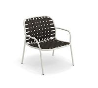 Yard Lounge Chair Sessel Emu mattweiß - braun - 8021988510284
