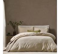 Yard Malton Beige Linen Stripe Duvet Cover Set