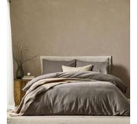 Yard Malton Mole Grey Stripe Duvet Cover Set