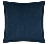 Yard Merton Velvet Polyester Filled Cushion - Indigo - 55x55cm