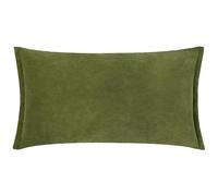 Yard Merton Velvet Polyester Filled Cushion - Olive Oil - 30x50cm