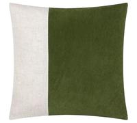 Yard Morden Soft-Washed Velvet Polyester Filled Cushion - Olive - 50x50cm