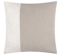 Yard Morden Soft-Washed Velvet Polyester Filled Cushion - Stone - 50x50cm