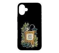 YARD NOTE CHIRP Birding Notebook Case for iPhone 16 Plus