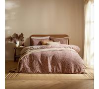 Yard Perrie Leaf Cinnamon Bedding Set - King Size