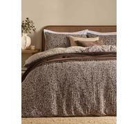 YARD Perrie Leaf Pure Cotton Muslin Bedding Set Brown Mix