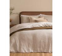 YARD Perrie Leaf Pure Cotton Muslin Bedding Set Natural Mix