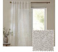 Yard Perrie Leaf Woven Sheer Curtain Panel