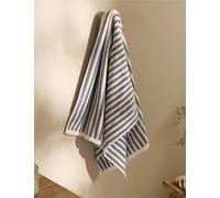 YARD Pure Cotton Hebden Striped Bath Towel Blue