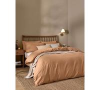YARD Pure Cotton Percale Linear Stripe Bedding Set Orange Mix
