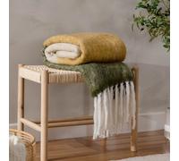 Yard Rawton Ombre Herringbone Throw in Natural | Size: 130 cm x 180 cm Yard Natural 130 cm x 180 cm