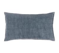Yard Ribble Ink Acid Wash Cushion - Size: 60 x 40 cm - Multi - Yard Living - Wilko