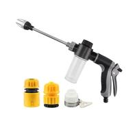 Yard Sprayer - High Pressure Nozzle 41 x 14 x 4.5 cm, Adjustable Watering Tool | Plants Sprinkler Hose Attachment for Lawn Outdoor Backyard Patio Deck Car Washing Garden Irrigation