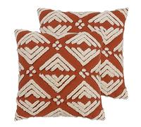 Yard Taya Square Feather Filled Cushions Twin Pack