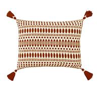 The Linen Yard Ganado Cushion Cover, Cotton, Pecan