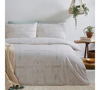 Yard The Linen Mini Inka Single Duvet Cover Set, Cotton, Natural