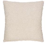 furn. Yard Ulsmere Bouclé Feather Filled Cushion - Wool Blend Textured Cushion (Ecru - 45 x 45cm)