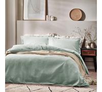 Yard Waffle Textured 100% Cotton Duvet Cover Set