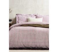 YARD Washed Cotton Barton Gingham Bedding Set White Mix