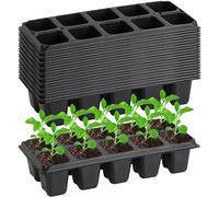 Yard Yard 200 Cells Seedling Plug Trays - 20 PCS Reusable Seed Starter Container for Nursery Growing Plants Propagation Germination 28x13cm/ 11x5 inch GP02A20