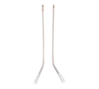 Yardenfun 1 Pair Eyeglasses Replacement Temple Arms Metal Glasses Leg Eyewear Frame Accessories for Home, Travel, Special Events, Parties Golden