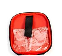 Yardenfun 1 Set Portable Medical Emergency Kit Professional Assorted Supplies for Injury Care Components Compact Red Oxford Bag for Home Outdoor Hiking Camping