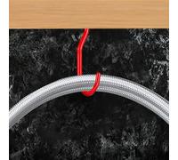 Yardenfun 10 Pcs Heavy Duty Bicycle Storage Hooks Wall and Ceiling Mount with Expansion Tubes Screw Bike Hooks for Garage Scooter Tire and Tool Hanging Coated Protective Finish