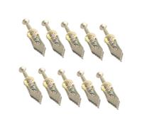 Yardenfun 10 Pcs Self Drilling Drywall Fixing Screws Hammer Drive Expansion Anchors for Plasterboard Wall Ceiling Patch Metal Construction for Gypsum Wallboard High Hardness Prevents