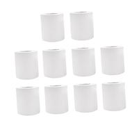 Yardenfun 10 Rolls Ply Wood Pulp Toilet Paper Small for Hotel Home Use Septic Safe Soft Thick Natural White Bathroom Tissue