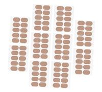 Yardenfun 10 Sheets Multi-Purpose Sweat-Absorbent Heel Patches Breathable Oval Foot Stickers for Friction Relief and Blister Prevention Strong Adhesive Invisible Protector for Shoes