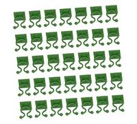 Yardenfun 100pcs Green Plant Fixer Plant Wall Clips Plant Climbing Hooks Vines Fixing Clip Vines Holder Vines Fixing Holder Plant Wall Sticky Hook Vine Clips Wall Mounted Plastic