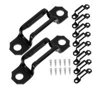 Yardenfun 100pcs Hidden Furniture Fasteners Metal Connectors Invisible Shelf Brackets for Bookshelf Cabinet Wardrobe Floating Shelf Stable Concealed Hardware Easy Assembly
