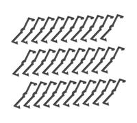 Yardenfun 100pcs Plastic Pegboard Hook Locks Pegboard Accessories Fast Installation Peg Hook Stoppers for Garage Workshop Retail Display Organizing