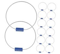 Yardenfun 100pcs Tamper Steel Cable Seals Numbered Security Tags for Truck Trailers Cargo Containers Oil Tanks Anti-theft Heavy Duty Wire Seals with Precision Locking Easy Installation