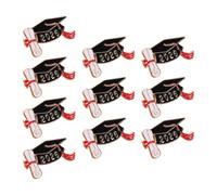 Yardenfun 10Pcs Enamel Graduation Lapel Pins 2026 Congrats Grad Button Badges with Graduation Cap Design for Jackets and School Season Accessories